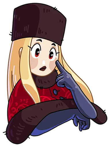 Стикер Соболина без надписей