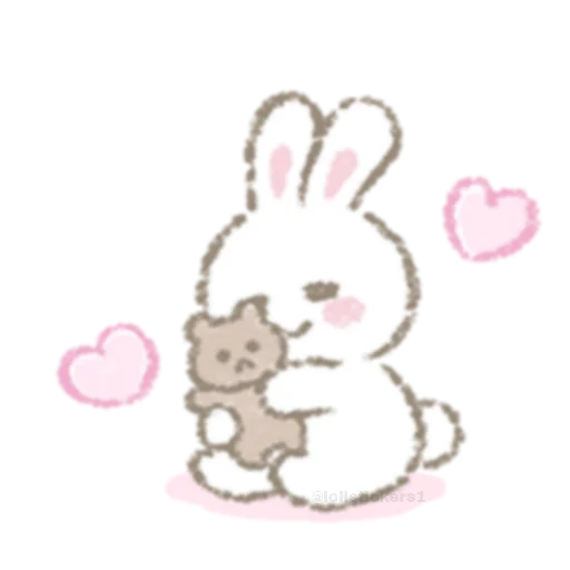 Стикер Зайка