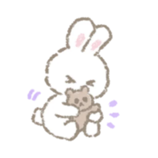 Стикер Зайка