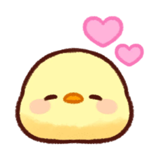 Стикер Soft and Cute Chicks Feelings