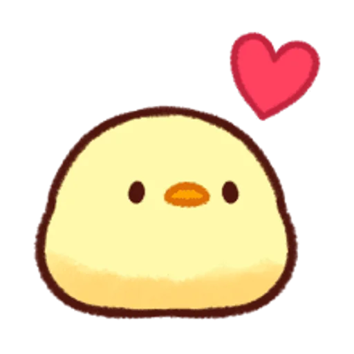 Стикер Soft and Cute Chicks Feelings
