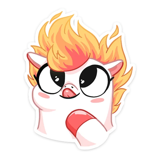 Стикер Остренькое Мороженко