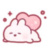 Эмодзи Пушистый кролик