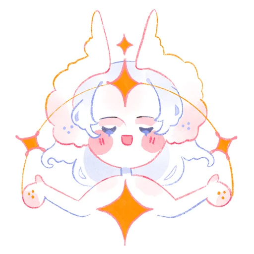 Стикер Авторский стикерпак Genshin Impact