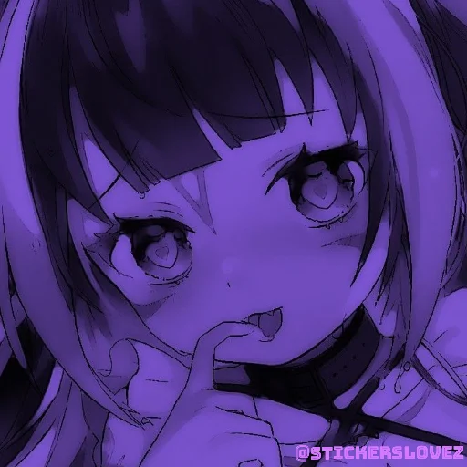 Стикер Violet (anime chan)