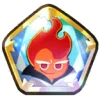 Эмодзи Fire Spirit Cookie