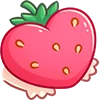 Эмодзи Клубничка Душечка
