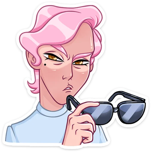 Стикер Клубничный Роман