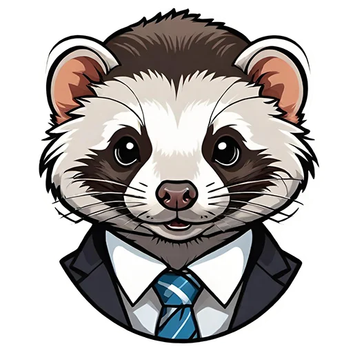 Стикер Suit polecat