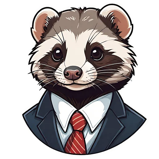 Стикер Suit polecat