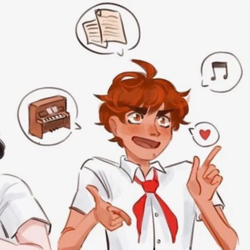 Стикер Лето в пионерском галстуке