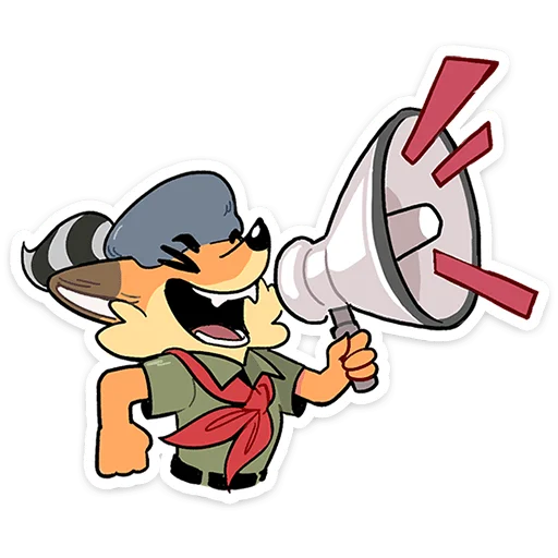 Стикер Лето с Роном и Рэем