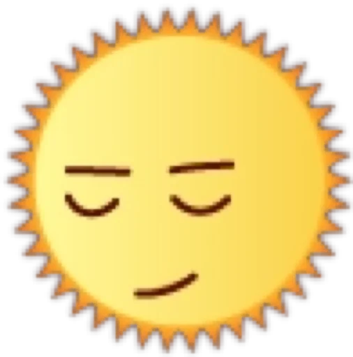 Стикер Солнце