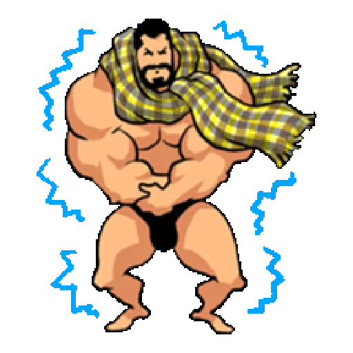 Стикер Super Muscle Man