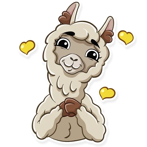 Стикер alpaca
