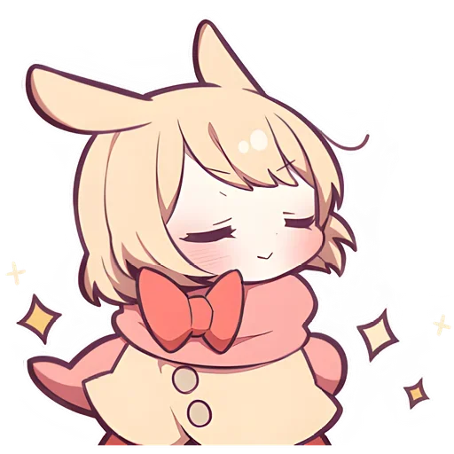 Стикер Сладкий зайчик