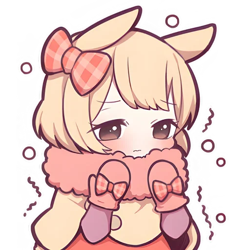 Стикер Сладкий зайчик