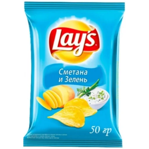 Стикер чипсы