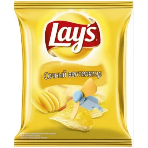 Стикер чипсы