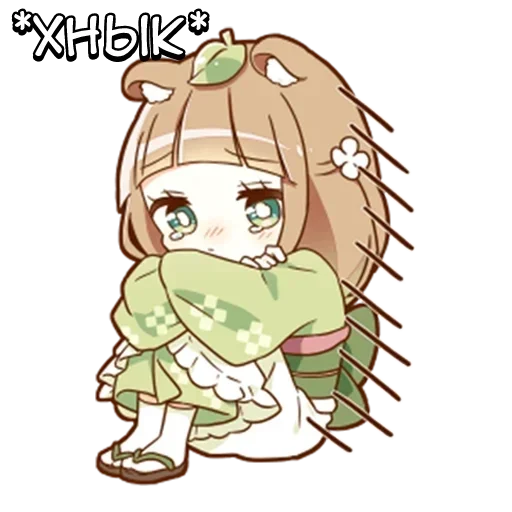 Стикер Тануки-тян