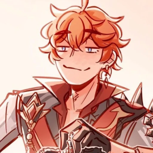 Стикер Tartaglia Genshin Impact