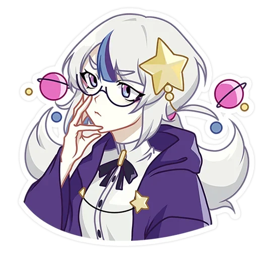 Стикер астерия без надписей