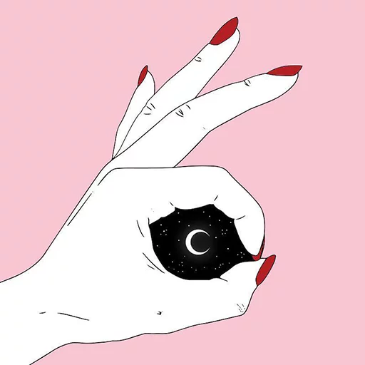 Стикер MOON BACON