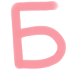 Эмодзи Pink font
