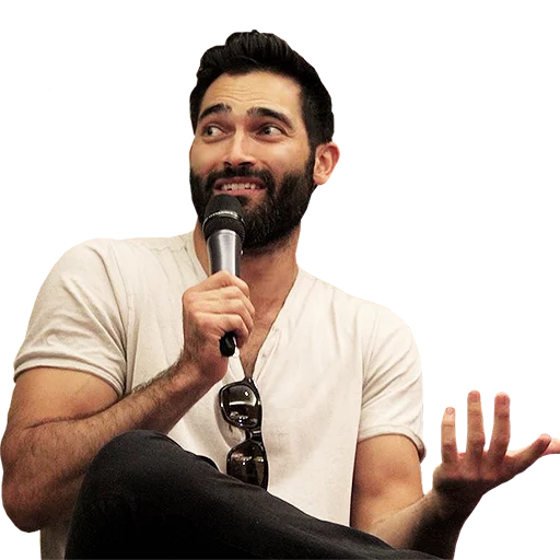 Стикер Tyler Hoechlin WTF