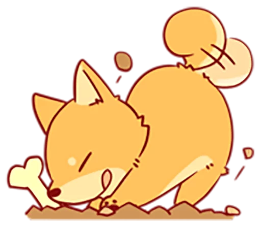 Стикер Tibi the Shiba Inu