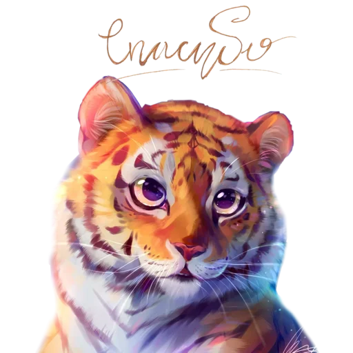 Стикер Tigers love