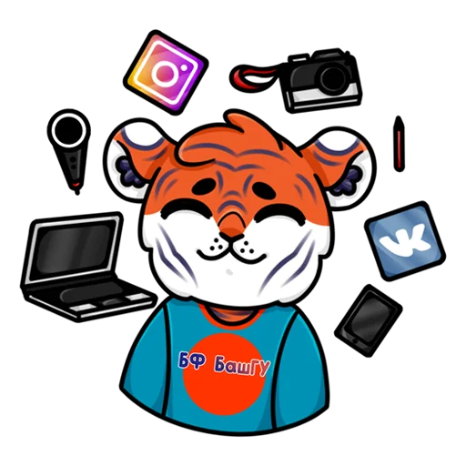 Стикер ТИГР