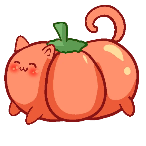 Стикер тыквокот