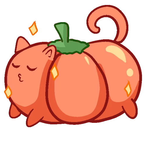 Стикер тыквокот