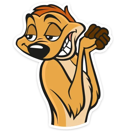 Стикер Тимон и Пумба