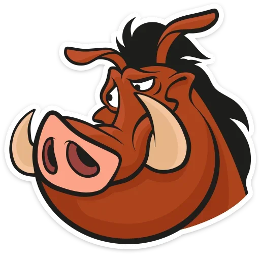 Стикер Тимон и Пумба