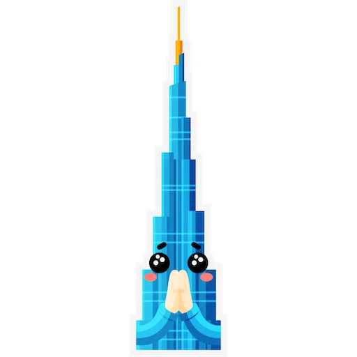 Стикер Трое в Дубае