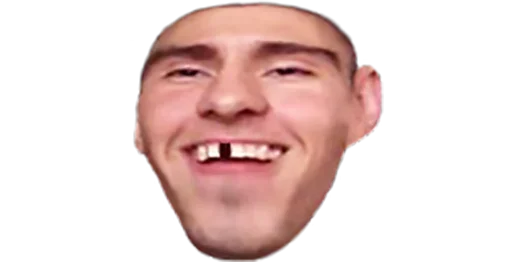 Стикер troggered faces