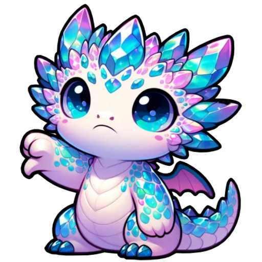 Стикер Дракоша Твинкл