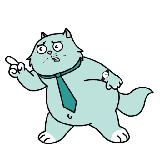 Стикер Кот удаленщика