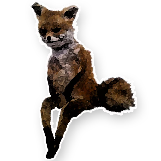 Стикер УпоротаяЛиса