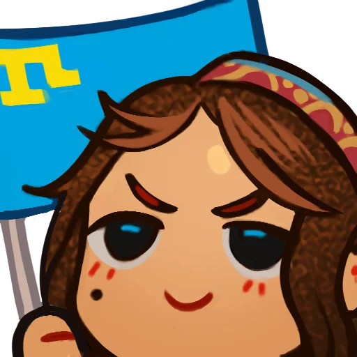 Стикер Mari and friends