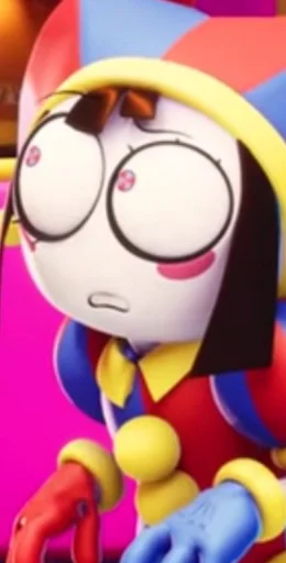 Стикер Удивительный цифровой цирк