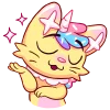 Эмодзи Уютненький Кэнди Кэт