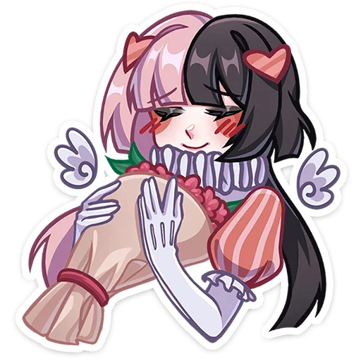 Стикер Валентинка Маф