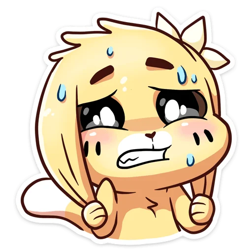 Стикер Ванилька без надписей