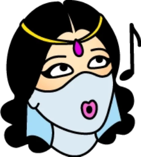 Стикер Вуаль