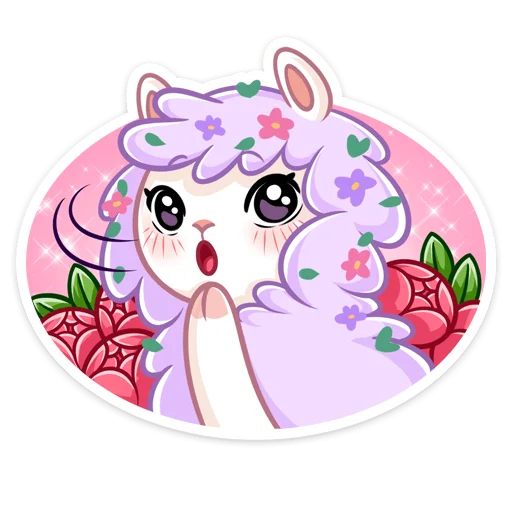 Стикер Фиалка