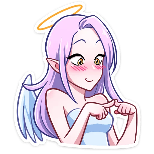 Стикер Ангелица Вайолет