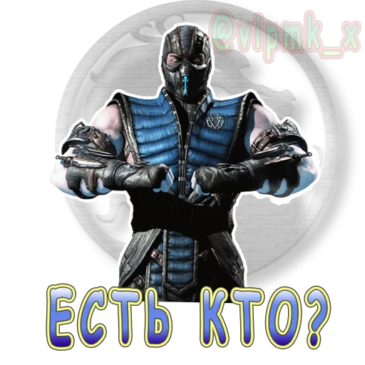 Стикер VIP MORTAL KOMBAT